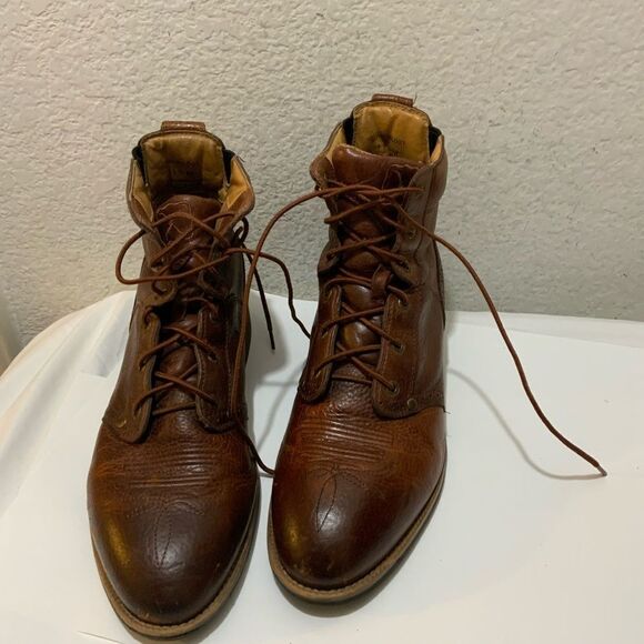 Twisted X Men\'s Lacer Lace Up Leather Ankle Boots Cognac MCRL001 Size 11-1/2 M main image 15